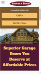 Mobile Screenshot of pioneerdoorco.com